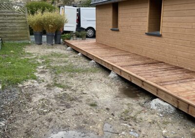 Terrasse Gîte Plessé