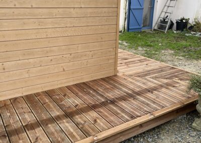 Terrasse Gîte Plessé